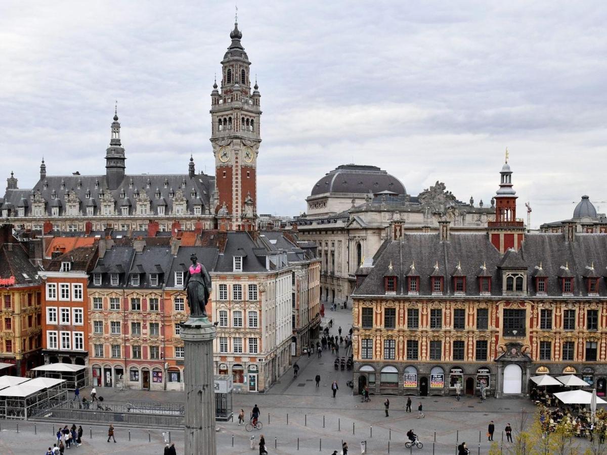 Charmant studio idéalement situé Valenciennes Esterno foto